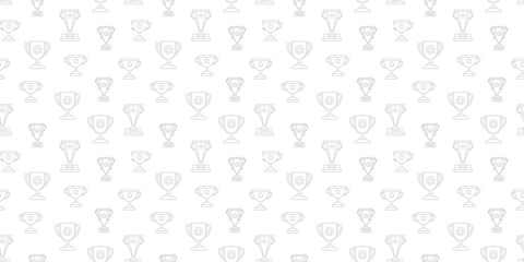 Trophy Pattern background. Gold Trophies Seamless Pattern. gold medal pattern background. competition theme pattern.