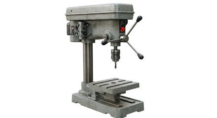 Isolated Industrial Drill Press