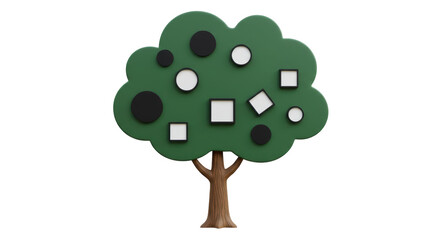 Isolated Family Tree Design