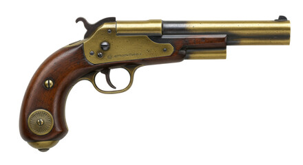 Isolated Antique Pistol