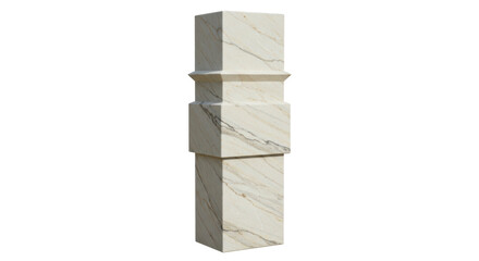 Isolated Stone Column Decor