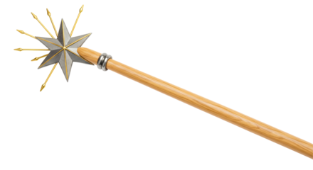 Isolated Star Scepter Wand