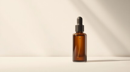 Fototapeta premium A luxurious facial mist bottle, modern and high-end, isolated on a seamless white background,