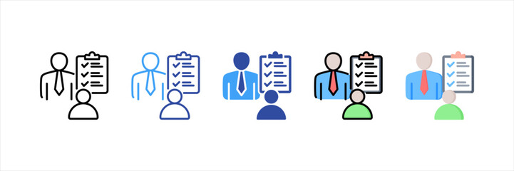 Accountability Multi Style Icon Set