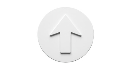 Isolated Up Arrow Symbol