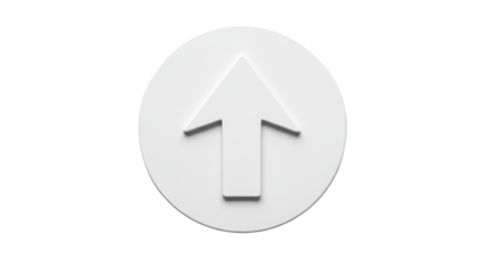 Isolated Up Arrow Symbol