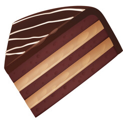 Chocolate Cake Slice