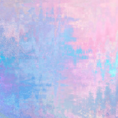 Obraz premium Abstract textured poster background, cover template with pastel blue and pink tones. linear grain patterns. Generative AI for flyer, social media, banner, music, ads.