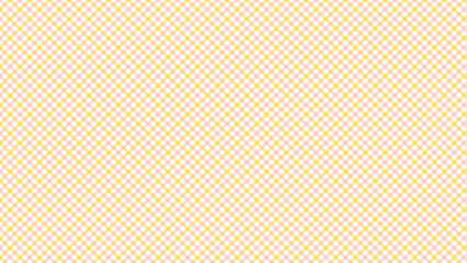 Yellow and red in the white background diagonal plaid backdrop. Checkered seamless pattern.