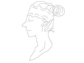 illustration of a woman