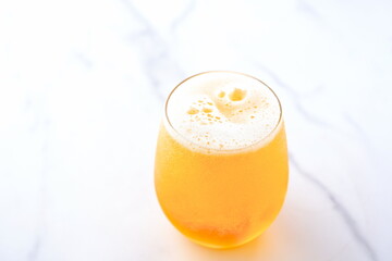 よく冷えたビールのグラス
