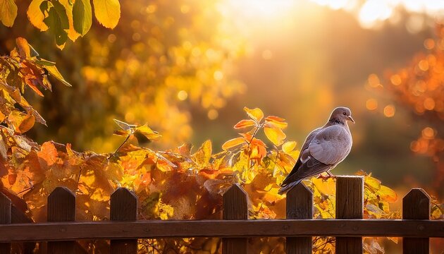 birds in autumn