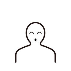 シンプルな人のアイコン、背景透過_7