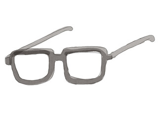 glasses isolated on white