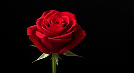 Crimson Bloom AI Generated