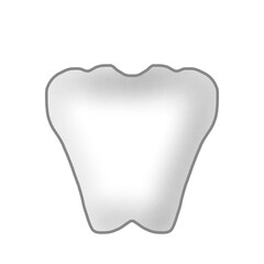 シンプルな歯のイラスト