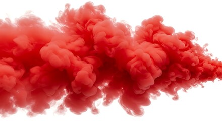 Crimson Cloud Burst A Scarlet Smoke Stream Red Ink Eruption Fluid Crimson Swirl Crimson Vapor Dance Red Dye Diffusion Scarlet Cloud Formation Crimson Smoke Trails AI Generated