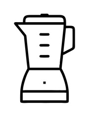 Vector Illustration of Blender in Outline Icon