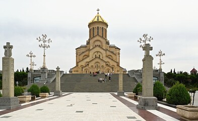 Holy Trinity Cathedral in Tbilisi,
Church of the Holy Trinity in Tbilisi, Republic of Georgia,

