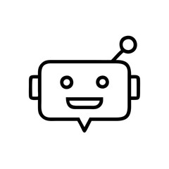 Chatbot Face Icon