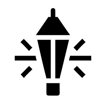 recommend clip art: Street Lamp Symbol Vector Illustration | Simple Outdoor Lighting Icon