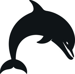 dolphin vector silhouette © Shawon