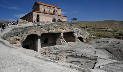 Ancient cave complex Uplisciche,
Uplistsikhe: ancient Georgian city carved into the rock
