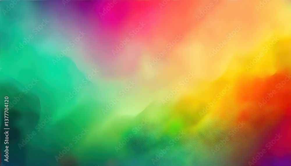 Leinwandbilder vivid abstract gradient with warm and cool color transitions, dynamic blurred texture for digital background and design

