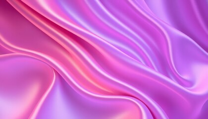 Fototapeta premium Fuchsia and Purple Satin Ripples
