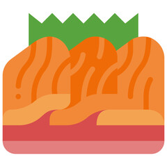 sashimi flat icon