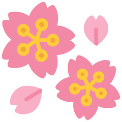 sakura flat icon