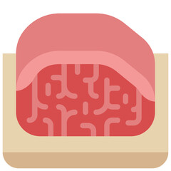 wagyu flat icon
