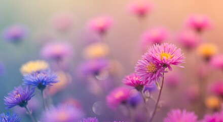 Obraz premium Pastel Dreamscape Meadow AI Generated