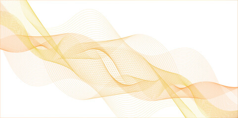 Abstract wave blend lines on transparent background. Design for banner, wallpaper, background and many more. Undulate Grey Wave Swirl, frequency sound wave, twisted curve lines with blend effect.	