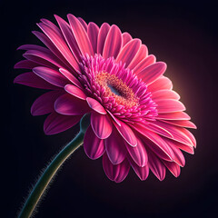 Beautiful pink flowers including dahlia chrysanthemum and gerbera daisy