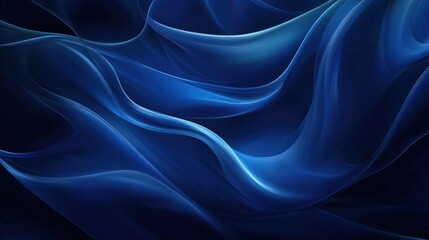 Obraz premium abstract dark blue waves background