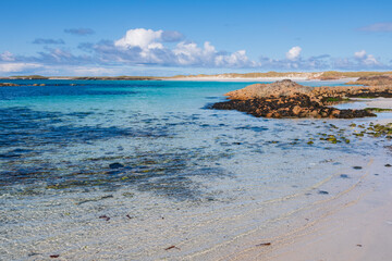 Triagh Thodrasdail beach, known as The Maze,  Isle of Tiree, Inner Hebrides, Scotland