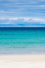 Fototapeta premium Traigh Baille a' Mhuilinn, Balevullin beach, Isle of Tiree, Inner Hebrides, Scotland