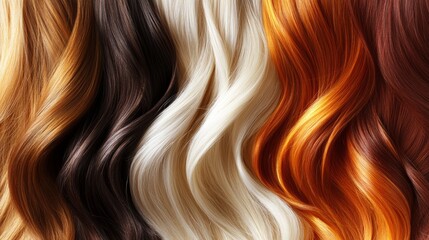 Fototapeta premium Salon professionals using high-quality hair care products on a client, creating a stunning transformation,