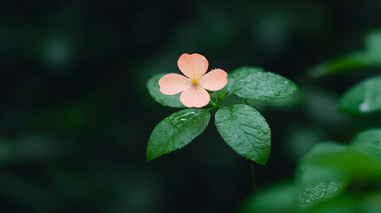 Bright Blooms in a Tropical Rainforest Draw Butterflies and Birds


