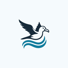 Albatross Bird Logo