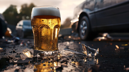 Beer's Careless Indulgence, a Crashing Reminder of Reckless Choices and Their Devastating Consequences