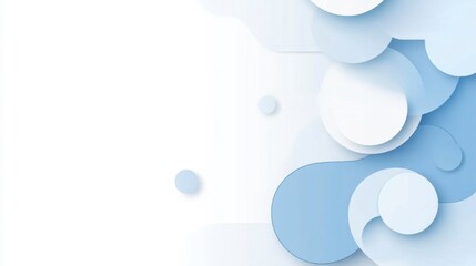 Abstract blue circle design digital art graphic design clean environment minimalist viewpoint contemporary aesthetic for modern spaces