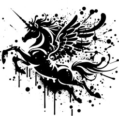 vector unicorn illustration