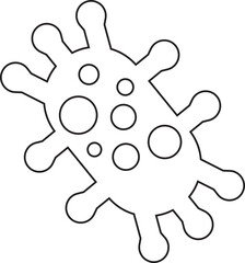 Coronavirus icon. Covid 19. Virus stop sign. Vector