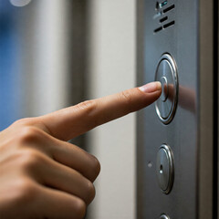 presses the doorbell button