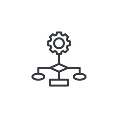 Process Optimization line icon