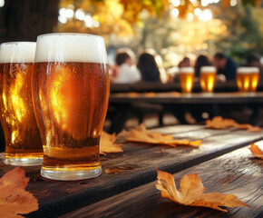 festival, beer on tap, kegs, people enjoying good craft beer