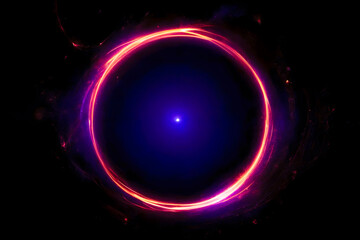 Obraz premium abstract glowing circle