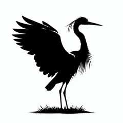 Obraz premium Diverse Bird Silhouettes in a Stunning Wildlife Scene